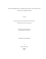 Racial discrimination, academic self efficacy, self concept, and students' academic success
