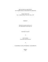 The nature of creativity: an examination of the creative process