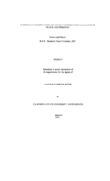Participant observation of Women's International League of Peace and Freedom