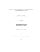 Turning Point Community Programs integrated service agency program evaluation
