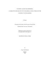 Standing against Islamophobia: a narrative exploration into neoliberal social work and the construct of Muslimness