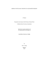 Hmong youth gang violence in Sacramento region