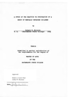 A study of the reaction to frustration of a group of mentally retarded children.