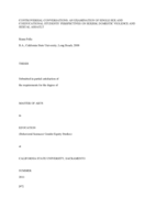 Controversial conversations: an examination of single sex and coeducational students’ perspectives on sexism, domestic violence and sexual assault