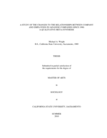 A study of the changes to the relationships between company and employees in Japanese companies since 1990: a qualitative meta-synthesis