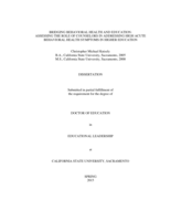 Bridging behavioral health and education: assessing the role of counselors in addressing high acute behavioral health symptoms in higher education