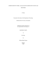 Atheist identity work: a qualitative examination of secular identities