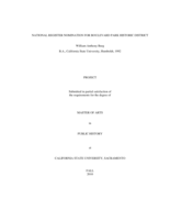 National register nomination for Boulevard Park historic district