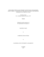 Developing critical race theory to study race and racism in China's media: a case study of the chocolate girl's bittersweet stardom on Go oriental angel