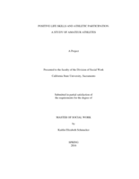 Positive life skills and athletic participation: a study of amateur athletes