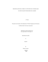 Identificación del padre: un estudio del patriarcado de José Joaquín Fernández de Lizardi