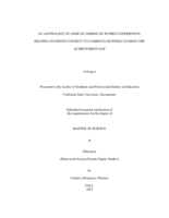 An anthology of African American women experiences: helping students connect to curriculum while closing the achievement gap