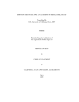 Emotion discourse and attachment in middle childhood