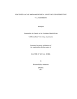 Perceived racial microaggression and its role in stereotype vulnerability