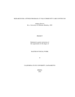 Research for a fitness program at Yolo Community Care Continuum
