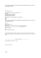 Caretakers' perceptions of implementing applied behavioral analysis with their children