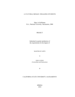 A cultural mosaic: engaging students