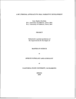 A multimodal approach to oral narrative development