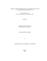 Animal-assisted interventions: an integral piece of the collaborative treatment plan