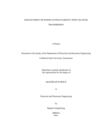 Enhancement of power system stability with VSC-HVDC transmission
