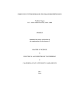 Embedded system design of JPEG image decompression