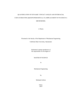 Quantification of dynamic contact angles and interfacial curvatures for liquid/supercritical CO2 displacement of water in a micromodel