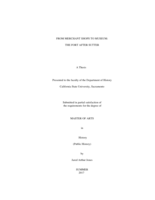 From merchant shops to museum: the fort after Sutter