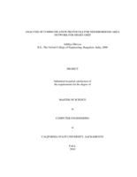 Analysis of communication protocols for Neighborhood area Network for Smart Grid