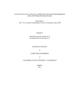 Analysis of cellular data communication for neighborhood area network for Smart Grid