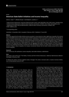 American state ballot initiatives and income inequality