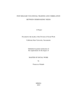 Post-release vocational training and correlation between criminogenic needs