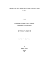 A hermeneutic study of the curanderismo experience among Latinos