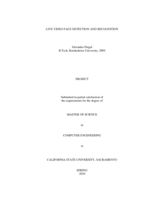 Live video face detection and recognition