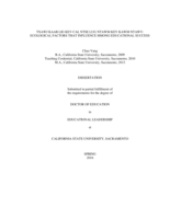 Txawj kaab lig kev cai, ntse lug ntawm kev kawm ntawv: ecological factors that influence Hmong educational success