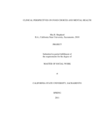 Clinical perspectives on food choices and mental health