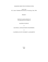 Harmonic reduction in power system