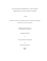Fault diagnosis and redesign of a 12-bit successive approximation analog-to-digital converter