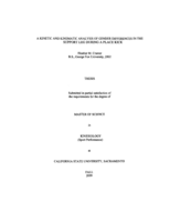 A kinetic and kinematic analysis of gender differences in the support leg during a place kick