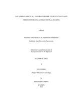 Gay, lesbian, bisexual, and transgender students: wants and needs concerning gender-neutral housing