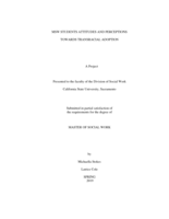 MSW students attitudes and perceptions towards transracial adoption