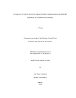 Enabling student success through the coordination of support services in community schools