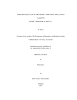 The radicalization of Nietzsche's Dionysian-Apollonian dialectic during the Vietnam War and 9/11