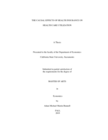 The causal effects of health insurance on health care utilization