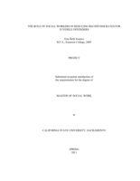 The role of social workers in reducing recidivism rates for juvenile offenders