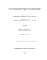Report on organization and implementation of phase-I clinical trial of hyperthermia and radiation cancer treatments in India