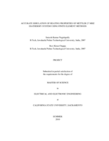 Accurate simulation of heating properties of Mettler 27 MHz diathermy system using finite element methods