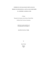 Experiences and challenges in mental health: perspectives from bilingual mental health providers in a Northern California clinic