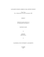 Sacramento Hmong-American oral history project