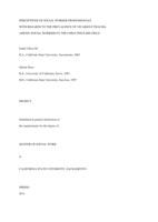 Perceptions of social work professionals with regards to the prevalence of vicarious trauma among social workers in the child welfare field
