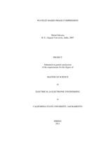 Wavelet-based image compression